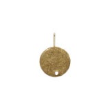 Round Flat Disc with Post