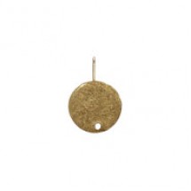Round Flat Disc with Post