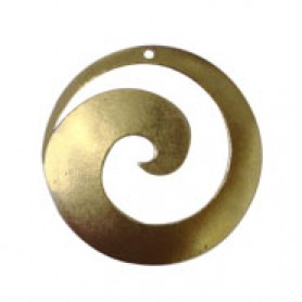 Round Open Swirl Earring Drop #6562