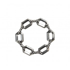 Round Rope Chain Design Connector #6576