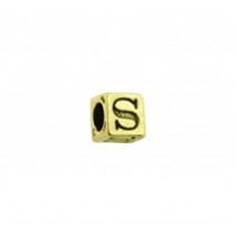 'S' Block Letter Bead #S_BL