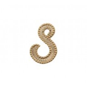 'S' Shape Hook Beaded Edge #4895