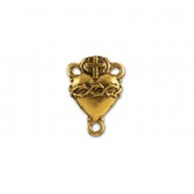 Sacred Heart Rosary Connector #4043
