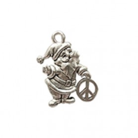 Santa Holding Peace Sign #3262 Santa Holding Peace Sign #3262