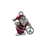 Santa Holding Peace Sign - Hand Painted #3262HP Santa Holding Peace Sign - Hand Painted #3262HP