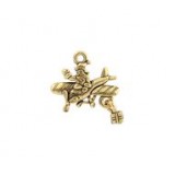 Santa In A Plane with Present - Self Linker #4391SL Santa In A Plane with Present - Self Linker #4391SL