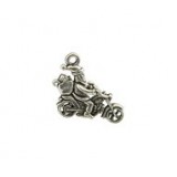 Santa On A Motor Bike #4393