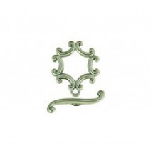 Scrolled Hexagon Toggle Set #4484