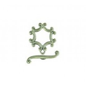 Scrolled Hexagon Toggle Set #4484