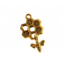 Honeycomb with Bee - Self Linker #2624SL