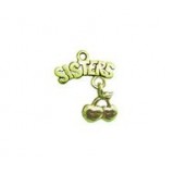 Sisters with Cherries - Self Linker #1909SL Sisters with Cherries - Self Linker #1909SL