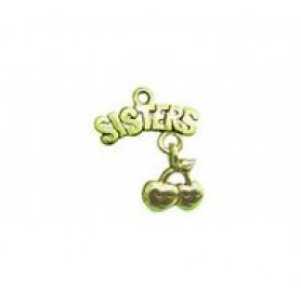 Sisters with Cherries - Self Linker #1909SL Sisters with Cherries - Self Linker #1909SL