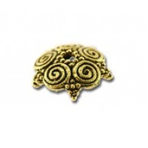 Spiral Cluster Bead Cap #4083