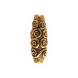 Spiral Tapered Tube Bead #2033