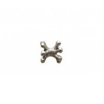 Splatter Rim Tube Bead #2501