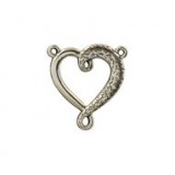 Sprinkle Textured Heart Connector #4505 Sprinkle Textured Heart Connector #4505