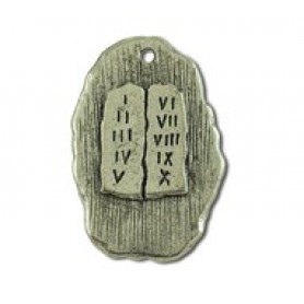 Ten Commandments On Flat Disc #6230 Ten Commandments On Flat Disc #6230