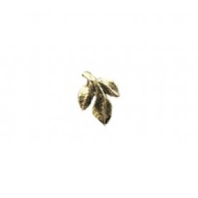 Tiny Trefoil Leaf Bead #2002