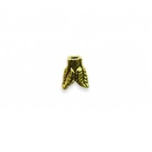 Tri-Leaf Bead Cap #3924