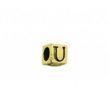 'U' Block Letter Bead #U_BL