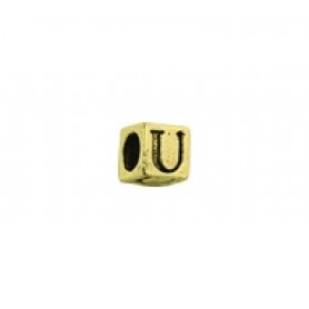 'U' Block Letter Bead #U_BL 'U' Block Letter Bead #U_BL