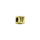 'W' Block Letter Bead #W_BL