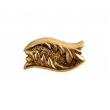 Wave and Feather Bead #4737