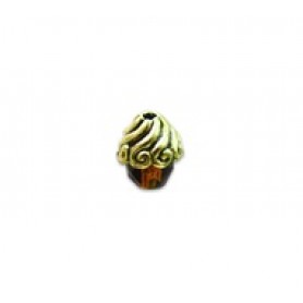 Wavy Curl Bead Cap #2035