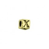 'X' Block Letter Bead #X_BL 'X' Block Letter Bead #X_BL