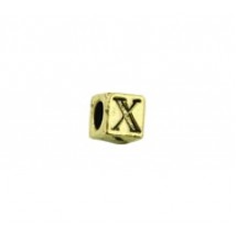 'X' Block Letter Bead #X_BL