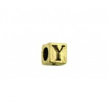 'Y' Block Letter Bead #Y_BL